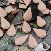 Jadeit łezka jasnoróżowa 24x14mm