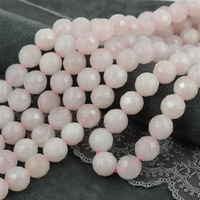 Kwarc różowy kula fasetowana 12mm