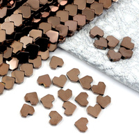 Hematyt ciemnobrązowy serce 8mm 