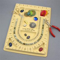 Taca / tablica do projektowania biżuterii żółta 33x24cm