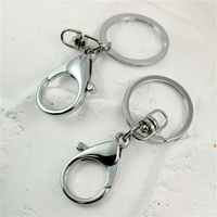 Zapięcie do breloka srebrne 65mm