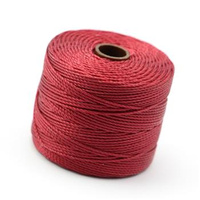 Nici nylonowe S-Lon bead cord DARK RED 0,5mm/70m [szpula]