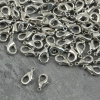 Zapięcie karabińczyk srebrny 10x6mm
