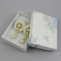 Pudełko ozdobne "FLEURY" białe 9x7x3cm