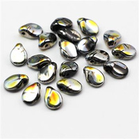 Pip Beads 5x7mm Jet Marea [10szt]