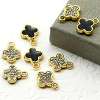 Zawieszka metalowa złota 12mm