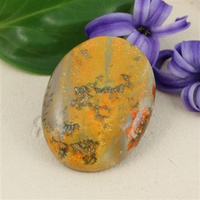 Kaboszon jaspis trzmieli 41x31x8mm