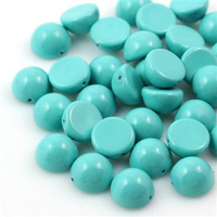 Dome Bead półkula 10x6mm Fiesta Turquoise Blue