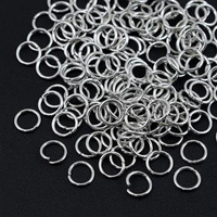 Ogniwo otwarte srebrne 7x0,9mm [50szt]