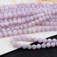 Kunzyt kula gładka 6mm [sznur 39cm]