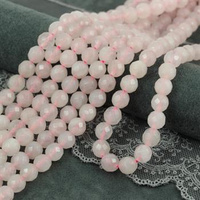 Kwarc różowy kula fasetowana 7,5mm