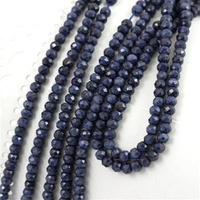 Szafir oponka fasetowana 4x3mm [10szt]