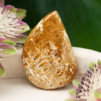 Kaboszon fossil 40x27x5mm