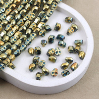 Hematyt złoto-niebieski czaszka 8x6mm