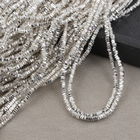 Hematyt srebrny poduszka heishi 2x1mm [sznur 40cm]