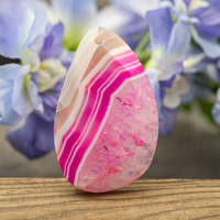 Zawieszka agat łezka 54x34mm