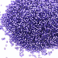 Toho Round 15/0 Round 15/0 : Silver-Lined Purple [5g]