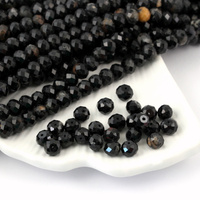 Turmalin czarny oponka fasetowana 8x6mm