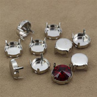 Oprawa do przyszywania - koszyczek okrągły 10mm