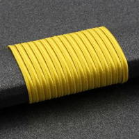 Sznurek sutasz acetat Pega 3mm cytrynowy [1 metr]