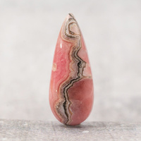 Kaboszon rodochrozyt łezka 35x14mm