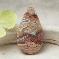 Kaboszon jaspis koronkowy 39x22x6mm