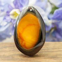 Zawieszka agat łezka 51x33mm