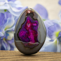 Zawieszka agat łezka 47x33mm