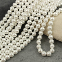 Perła seashell kula biała 8mm