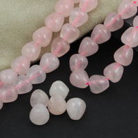 Kwarc różowy kropla gładka 10x9mm