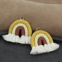 Chwost zawieszka tęcza wielokolorowa 35mm