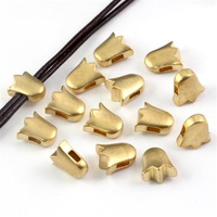 Przekładka tulipan złota mat 10x9mm