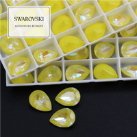 4320 Swarovski Pear Fancy Stone 14X10mm Sunshine DeLite