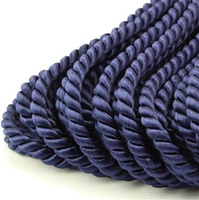 Sznurek skręcany granatowy 6,5mm Pega [1 metr]
