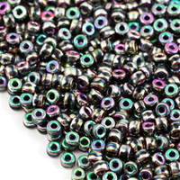 Matubo 8/0 Jet Vitrail Green Full [10g]