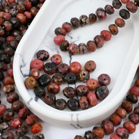 Rodonit oponka fasetowana 10x7mm