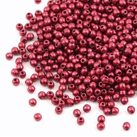 Round Beads Sueded Gold Lily Pad 2mm [100szt]