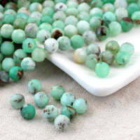 Chryzopraz kula fasetowana 8mm