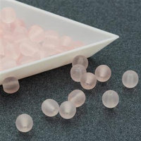 Kula szklana mat j.róż 6mm [20szt]