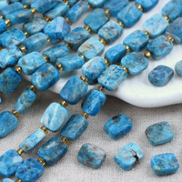 Apatyt prostokąt fasetowany 10x8mm