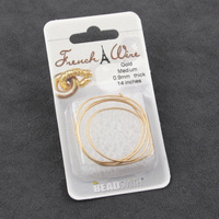 Drut francuski złoty 0,9mm/35cm