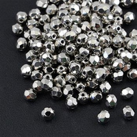 Fire Polish 4mm Nickel Plated HQ [20szt]