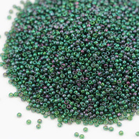 Toho Round 15/0 Gold-Lustered Emerald [5g]