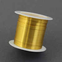 Drut miedziany GOLD posrebrzany 0,3mm [szpula 50m]