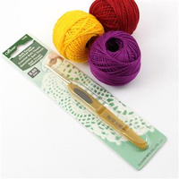 Szydełko do kordonka z rączką 0,6mm Clover