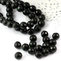 Szmaragd Nilu kula fasetowana 8mm