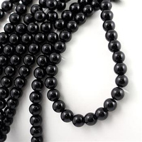 Onyks kula gładka 6mm [sznur 39cm]