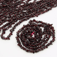 Granat sieczka 4-8mm [długi sznur 80cm]