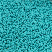 Miyuki Delica 11/0 Dyed Opaque Turquoise Matted [5g]