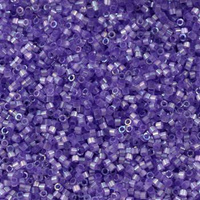 Miyuki Delica 11/0 Dyed Lilac AB Silk Satin [5g]